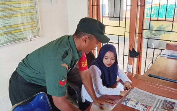 Babinsa Koramil Lenteng, Koptu Saiful